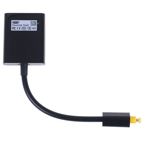 Digital SPDIF Optical Audio Splitter 2 