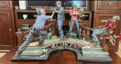 Leon And Claire Prime 1 Studio Statues 1/4 Resident Evil 2