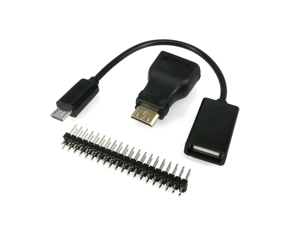 Mini HDMI Adapter & USB OTG Kabel Female Buchse A auf micro B für Raspberry Pi Z - Bild 2 von 4