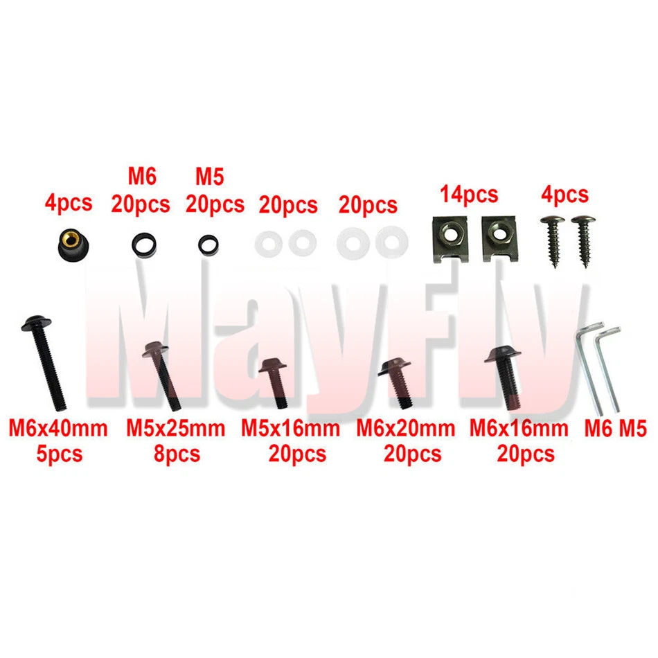 Complete Fairing Bolt Screw Nut Kit Set fit For Triumph Daytona 1200/600/675/900 - Image 3 of 4