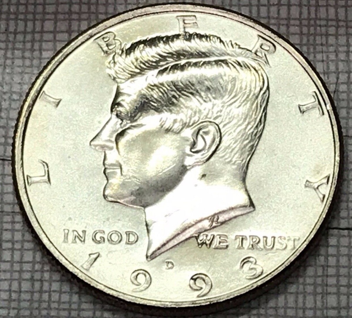1993-D 50¢ John F Kennedy Half Dollar Coin BU Brilliant