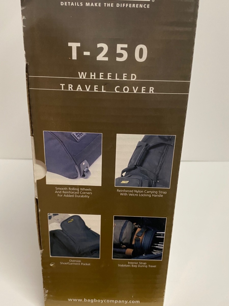 BRAND NEW BagBoy T-250 Wheeled Travel Cover Golf Club BRAND NEW BagBoy T-250 Wheeled Travel Cover Golf Club
