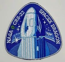 CRS-22 DRAGON ISS RESUPPLY MISSION PATCH 3” NASA FALCON 9