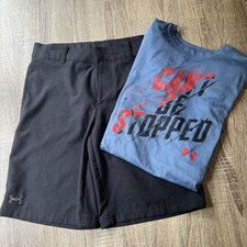 Boys Under Armour Size M Shorts And T-shirt