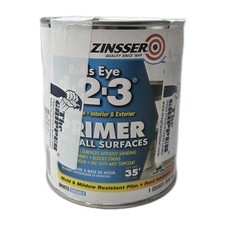 Zinsser, Bulls Eye 1-2-3 Water-Base Primer, 1 Quart- 02004 0.62 per fl oz