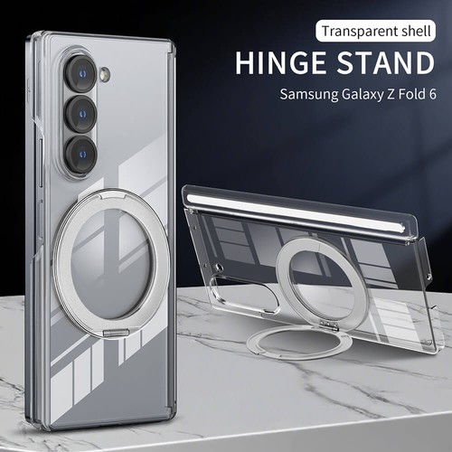 Handyhülle Für Samsung Z Fold7/Fold6/5 Stoßfestes Scharnierring-Standgehäuse - Picture 19 of 24