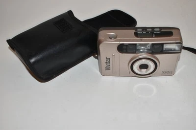 Vivitar 35MM Film Kamera 550PZ Mit Datenrückwand Funktionierend (QEG55) - Bild 1 von 4