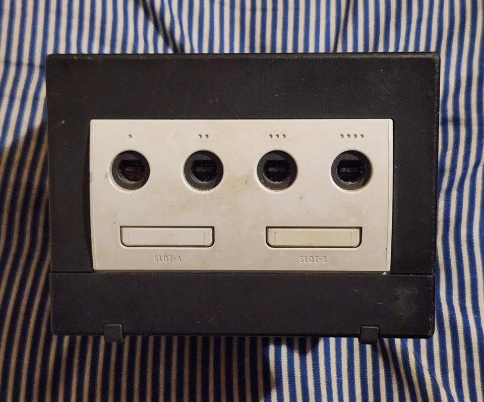 Lot of 2 Black Nintendo GameCube DOL-001 Consoles Only Untested - Image 3 of 4