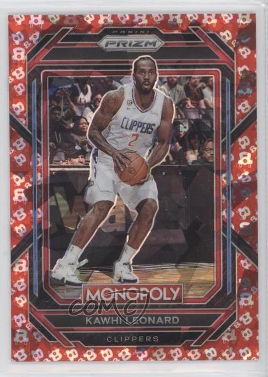 2022-23 Panini Prizm Monopoly Free Parking Prizm Kawhi Leonard #37 10yu