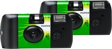 Fujifilm Quicksnap Flash 400 Single Use Camera 27 Exp 4 Cams 2 Pack Bundle 2025