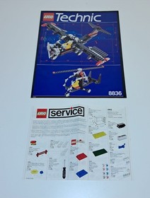 Lego Technic 8836 - 100% Complete with Instructions, Poster, Box and Inlay