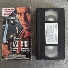 The Last Ride VHS - Rare AIP Studios Horror Action  - Ashley Duncan