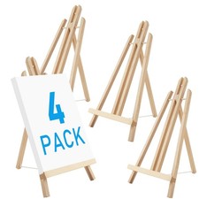 16 Inch Wood Easel Stand, Tabletop Display Stand A-Frame Artist Easel for Pai...