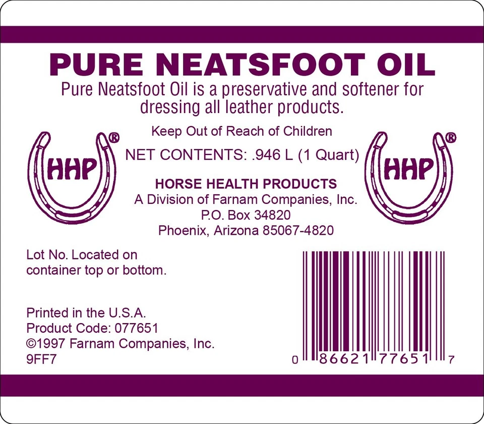 Aceite puro para pies limpios Horse Health, 32 fl oz Foto 2 de 2