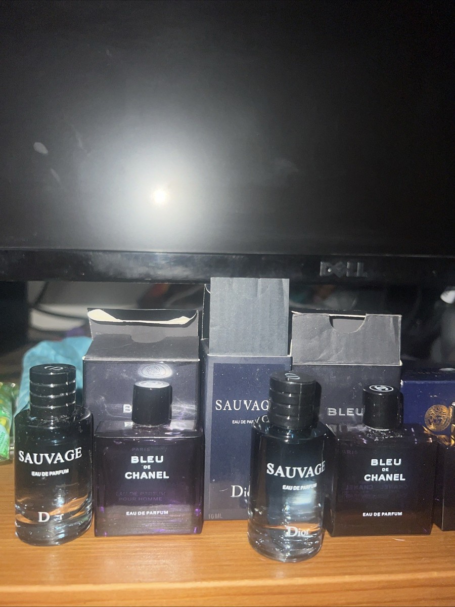 【本日限定】BLEU DE CHANEL & SAUVAGE セット 8 Mini Perfume Bundle Blue De Chanel,Dior Sauvage,Versace