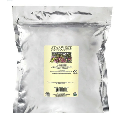 Starwest Botanicals Organic Lavender Flowers 1lb