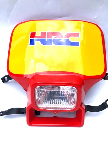Honda XR350 R XR250 R XR500 R XR200 R Headlight Shroud W/Lamp Mounting Straps