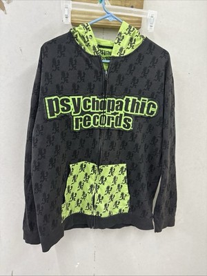 ICP Hatchetman Psychopathic Records Adult XL Full Zip Embroidered AOP Hoodie