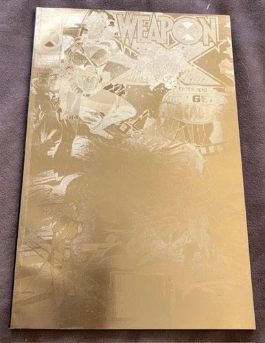 Weapon X #1 Gold Foil Marvel Comics 1995 Age of Apocalypse Ultimate Edition TPB