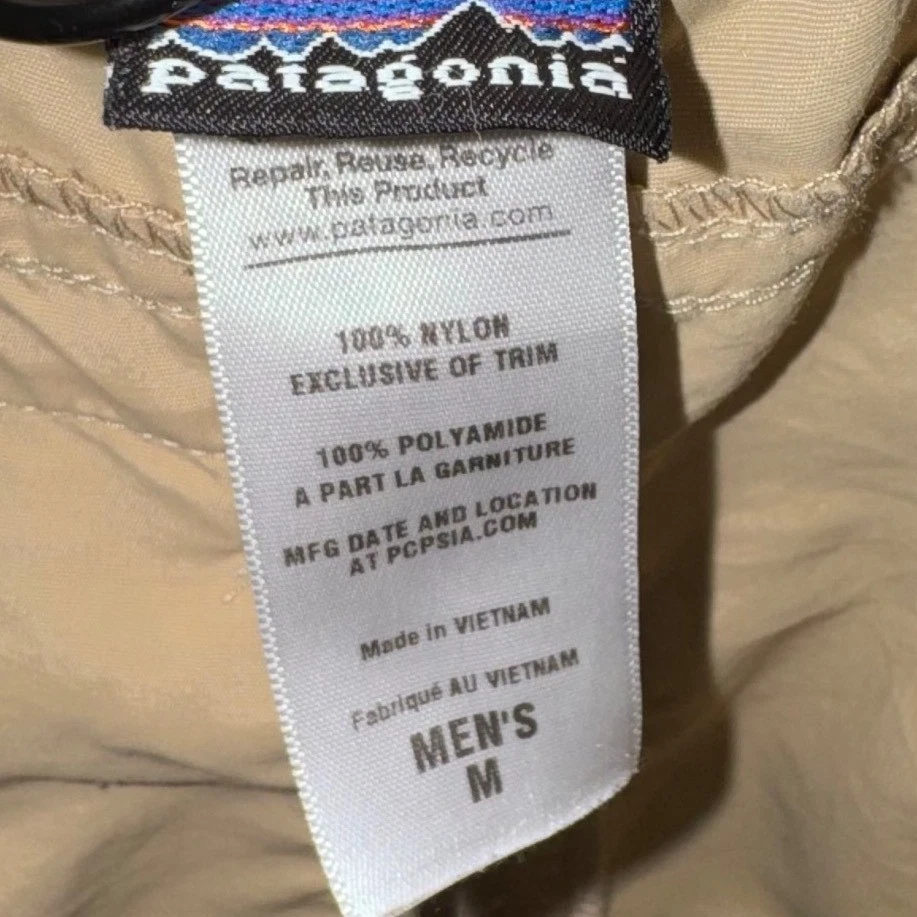 Pantalones Patagonia Para Hombres M Gi III Regular Secado Rápido Nylon Cinturón Carga Estilo Caqui Foto 2 de 4