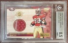 2000 GAME WOEN JERSEYS # 18 JERRY RICE BECKETT 8.5 #724/828