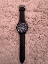 Stilvolle Herren-Armbanduhr in Schwarz/Blau  ...