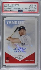 2018-19 Topps 582 Montgomery Club Set 1 Luke Voit #12-A PSA 10 GEM MT Auto j0u