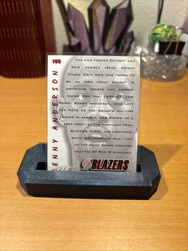 1996-97 Fleer Metal - On the Move Kenny Anderson #109 - Image 2 of 2