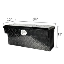 34x12x15 Aluminum Side Tool Box For Truck Pickup Trailer Storage Bed Wlock