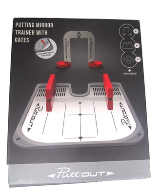 PuttOut Putting Mirror Trainer~Training Gate with Magnetic Guides