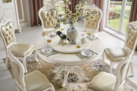 Luxus Esstisch Runder Tisch Esszimmer Wohnzimmer Echtholz Tische Rund 130Cm