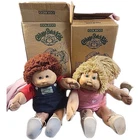 Vtg 1983 Cabbage Patch Kids Doll Lot of 2 Coleco Preemie & Tooth Mold. Read