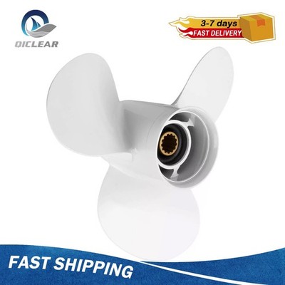 12 1/4 x 9 Aluminum Boat Propeller for YAMAHA Motor 25-60HP 13 Spline Tooth,RH
