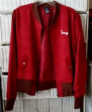 Tony Stark Industries Marvel Iron Man Red Bomber Jacket Her Universe Sz XL