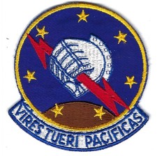 PATCH USAF 4081ST COMBAT DEFENSE SQ HARMON AFB TERRE-NEUVE VS-3