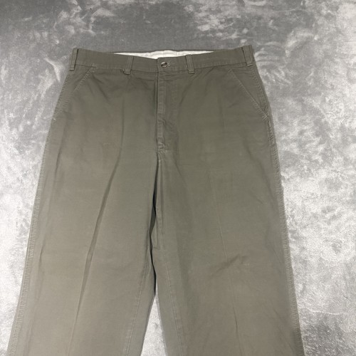 C.C. Filson Hose Herren 36 x 30 grün Baumwolle flache Vorderseite hergestellt in den USA - Bild 2 von 8