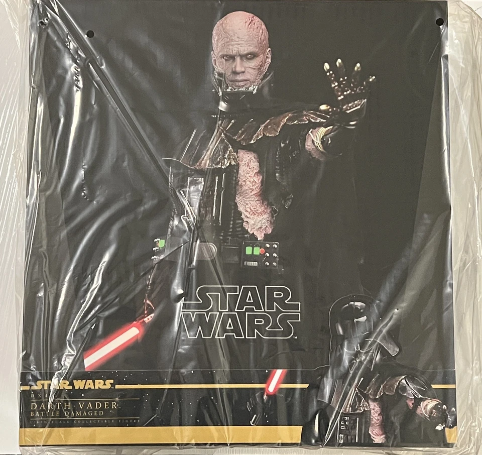 DARTH VADER Hot Toys DX44 STAR WARS DAÑADO EN BATALLA escala 1/6 edición de coleccionista Foto 3 de 4