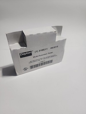 DAYTON 31EE11 Multi Function Time Delay Relay, 240VAC, 6Pins 31EE11 ACDC 24-240V