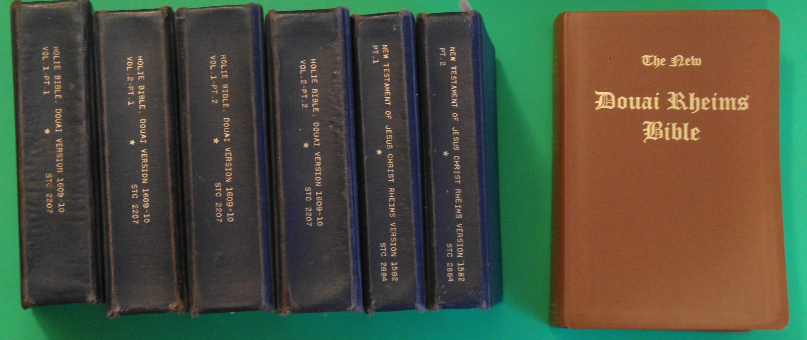 Douai-Douay Rheims Bible (New) ; Not a Challoner edition. First edition ...