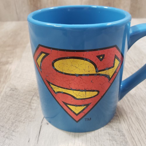 DC Comics Superman Symbol tazza ceramica tazza caffè argento Buffalo Clark Kent - Foto 6 di 8