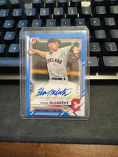 2021 Bowman Draft #PAPR-SM Shane McCarthy #/150 Paper Blue Auto Guardians