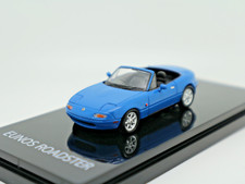 Mazda MX-5 NA blau - Hobby Japan (1/64) Modellauto Model Car