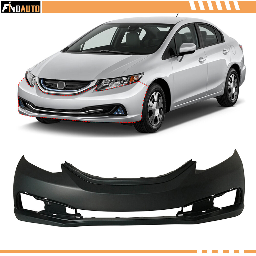 2013-2015 Honda Civic Sedan Front Bumper Cover Fascia HO1000290 Replacement