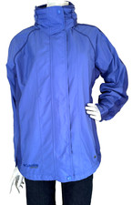90s Columbia Bugaboo Vertex Omni Shield Zip Hideaway Jacket Waterproof Blue M