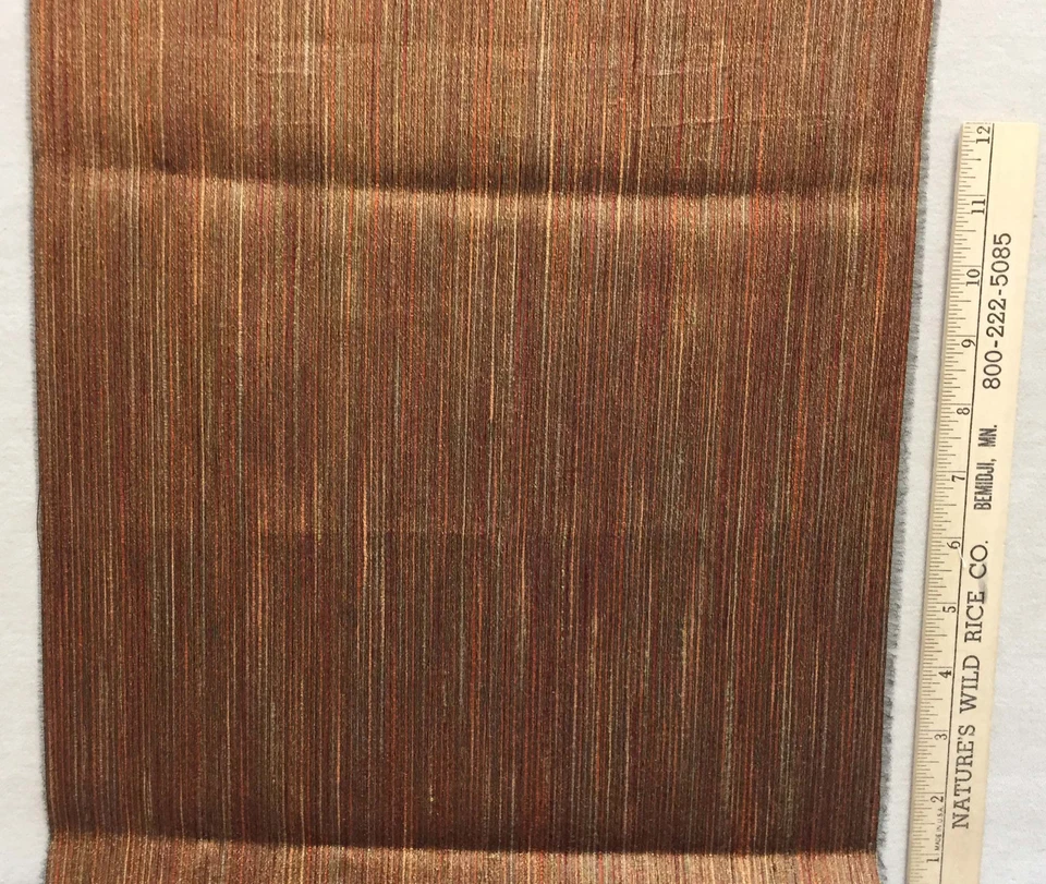 Fabric & Trim Sewing Remnant Brown Gold Red Copper Stripe Twisted Cord Lot 2 DIY - Image 3 of 3