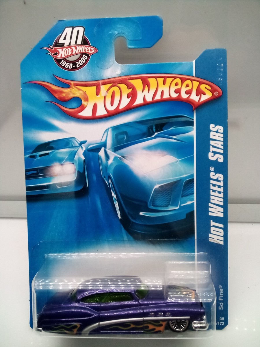 Hot Wheels Mainline / So Fine - 1950's Buick - Purple - Flames