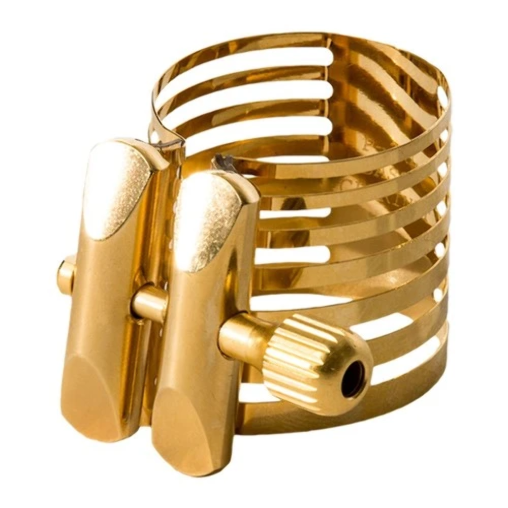 Rovner Platinum Gold Ligature & Cap for Standard Metal Alto