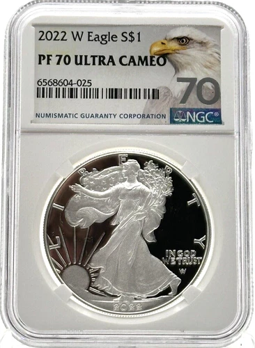 2022-W Proof $1 American Silver Eagle NGC PF70 UC *SC