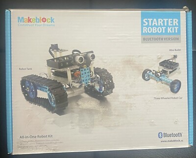 Makeblock Starter robot kit  IR Version. All I One Robot Kit -New In Box