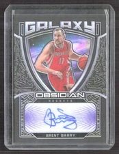 Brent Barry 2020-21 Obsidian Galaxy Auto Electric Etch Purple  #GAL-BBR 54/75